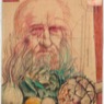 Leonardo-Gemüse, Graphit und Farbstifte
